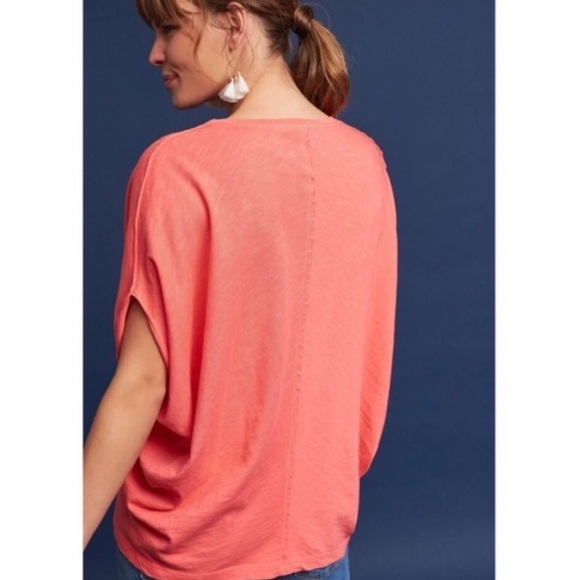 NWT Bordeaux Noelie Pink Dolman Sleeve Top M - Picture 2 of 10